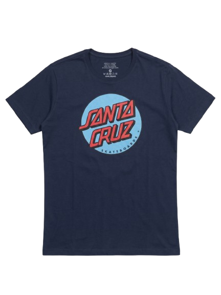Camiseta Santa Cruz Classic Dot Line Azul – Tamanho G