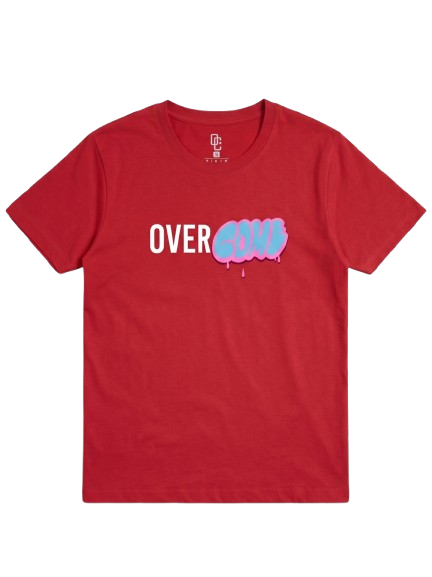 Camiseta Overcome LogoBox Grafitti Vermelha - G