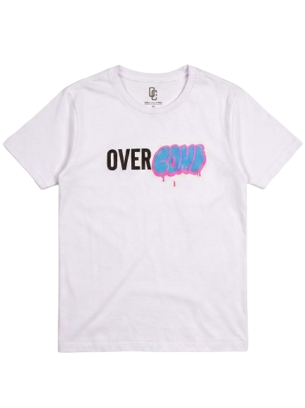 Camiseta Overcome LogoBox Grafitti Branca - M